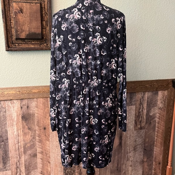CUDDL DUDS Floral Cardigan long sleeve! Size L - Picture 4 of 8